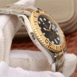 ROLEX YACHT MASTER 1 GOLDMIX ( GOLD  BLUE DIAL ) STAINLESS STEEL 40MM