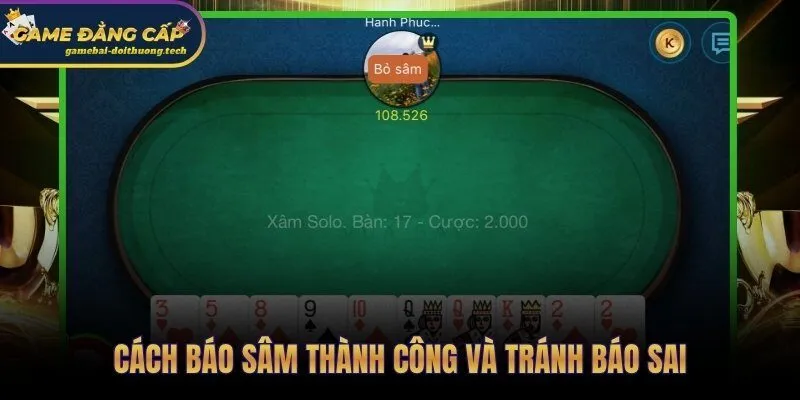 Kinh Nghiệm Chơi Sâm - Báo Sâm, Chạy Dây, Chặn Bài Chuẩn 2 Kinh nghiệm chơi Sâm phán đoán chính xác trước mỗi lần tuyên bố